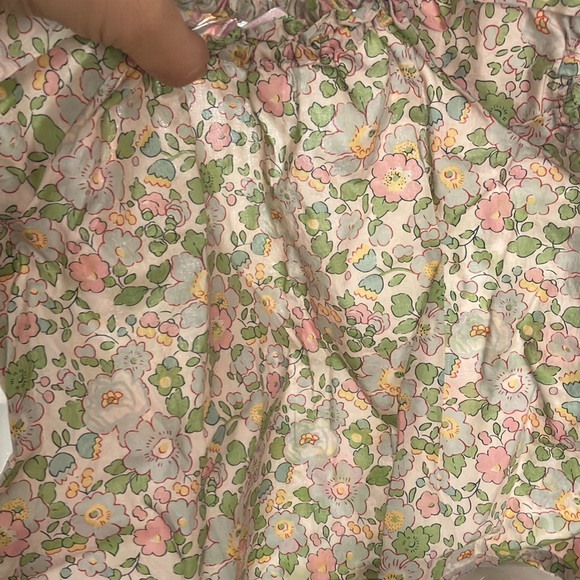 Bonpoint Spring Floral Top Pink Green Blue Cotton 6 - Picture 13 of 13